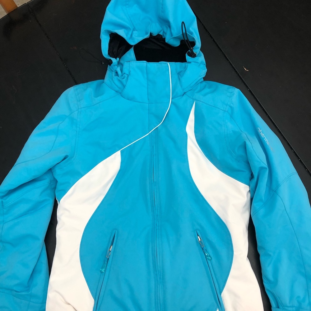 OBERMYER  DuPont ComfortMax Classic Blue & white Ski Jacket 4